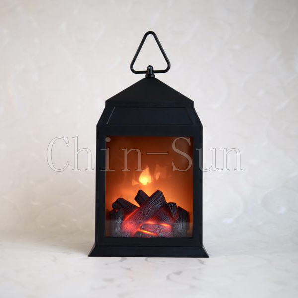  Portable Battery Operated Dancing Moving LED Fireplace Flame Lantern