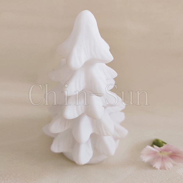 Small White Tree Evade Glue Night Lamp LED Table Light For Home Decoration 