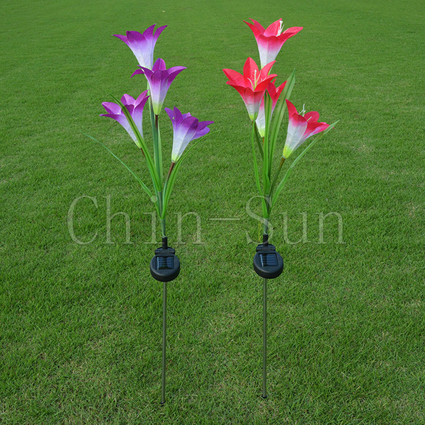 Multi-Color Changing Solar Flower Lights for Patio,Yard Decoration 