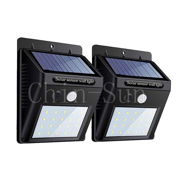 20LED Solar Powered Motion Sensor Lamp for Wall/Garage/Patio