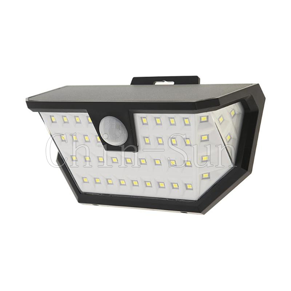 48LED  Grinded Solar 5-sided Lamp  Human Motion Induction Light Three Modes 