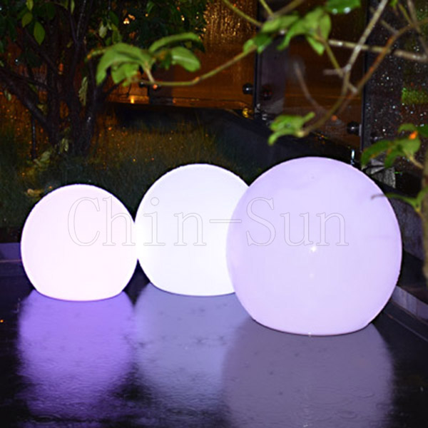 Waterproof Remote Control Night Light 20cm Solar Light Led Ball 