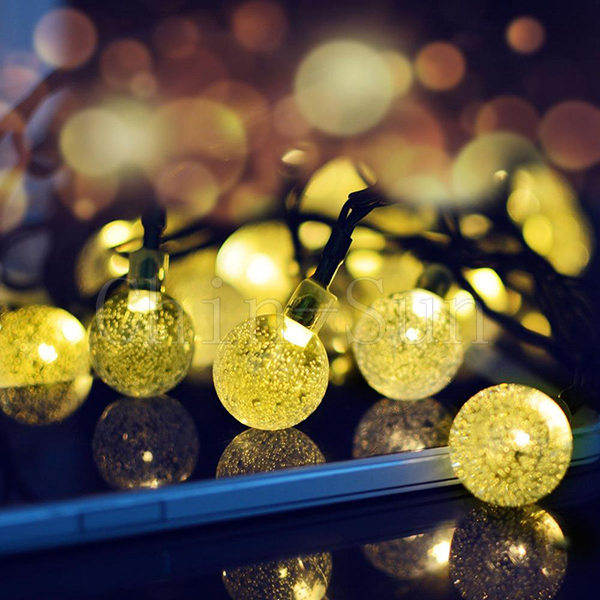 Solar String Lights For Holiday Christmas Party Decoration